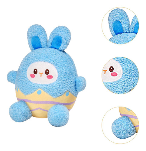Fiestas De Conejo De Peluche De Conejo De Huevo De Azul
