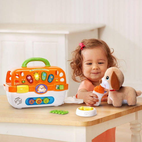Vtech Care For Me Porta Mascotas, Música, Frases Y Luces. Color Naranja
