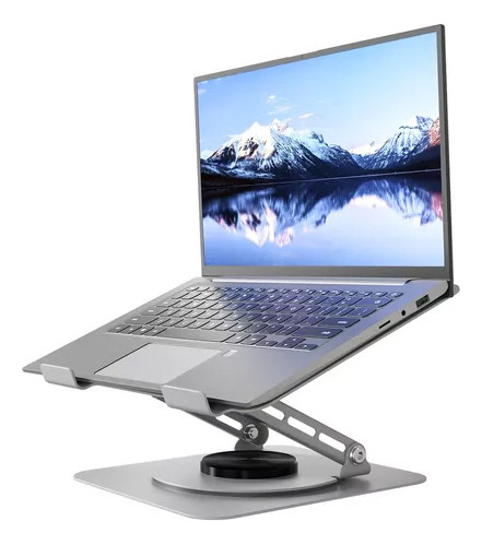 Soporte De Aluminio Ajustable Notebook Computadora Portátil