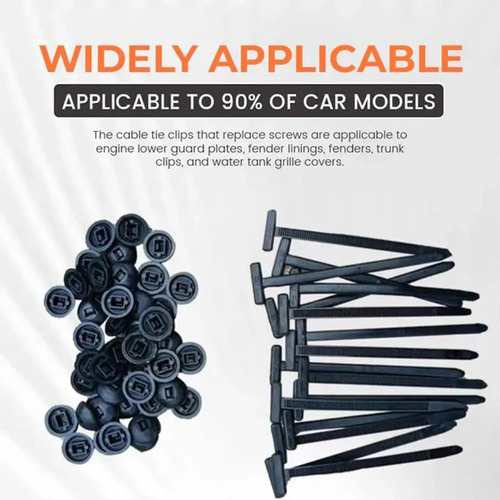 50 Unidades De Braçadeira De Fivela De Nylon Universal