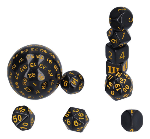 D3d100 Juego De Dados Poliédricos De 15 Piezas De 3 Caras