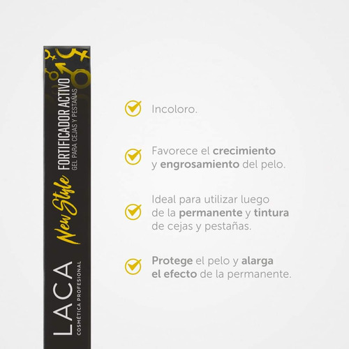 Gel Fortificador Activo Línea Laca Cejas Y Pestañas