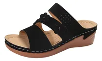 Comprar Suela Gruesa Hilo Coser Floral Para Mujer Sandalia
