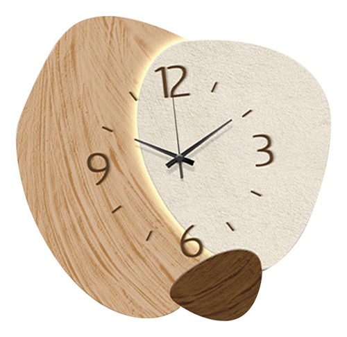 Dsv Reloj De Pared Silencioso, Reloj De Pared Para Marrón