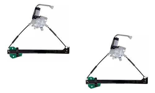 Kit X2 Maquina Levanta Cristal Delantera Electrica Ford Ka