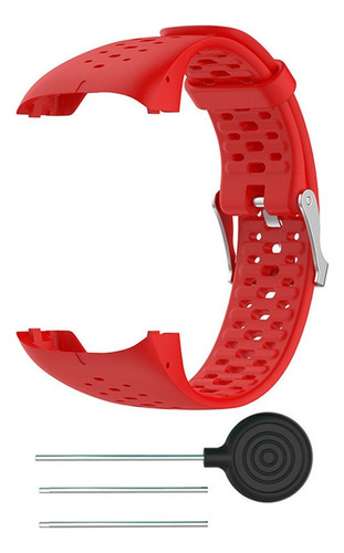 Correa de reloj para Polar M400 M430 2.0, color rojo