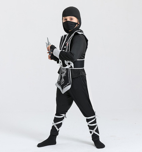 Nuevo Disfraz De Ninja Samurái For Niño, Disfraz De Ninja