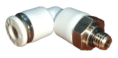 Pack Conector L Tipo Codo (racor) Mang. 4 X Rosca M5