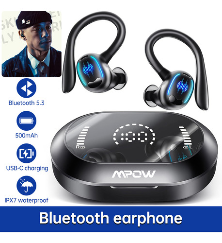 Fones De Ouvido Sem Fio, Fones De Ouvido Bluetooth 5.3 De 50