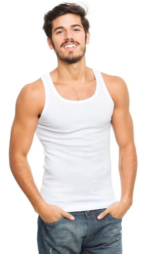 Musculosa Camiseta Hombre Algodon Morley Clasica Eyelit 166