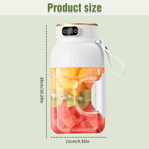 1200ml Extractor De Jugo, Licuadora Portatil Recargable
