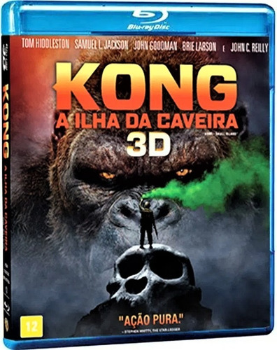 Kong - A Ilha Da Caveira - Blu-ray 3d + 2d - Tom Hiddleston