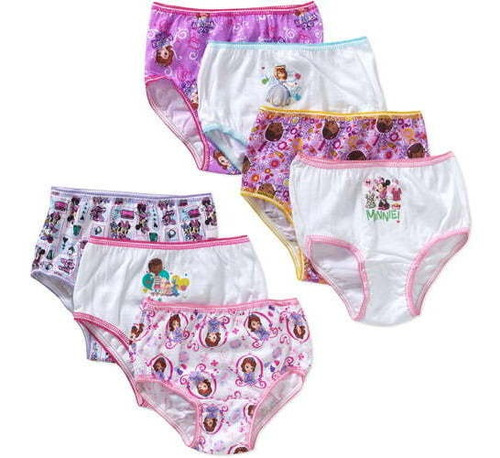 Set De 7 Interiores Para Niña Talla 2t - 3t Disney Junior