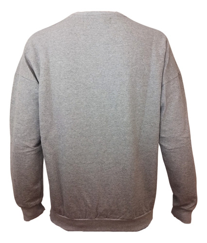 Buzo Cuello Redondo Oversize Hombre Frisa Estampado