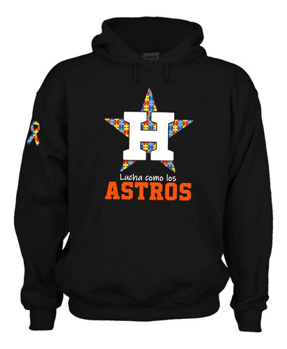 Sudadera Capucha Astros De Houston Lucha Autismo Mlb M S I