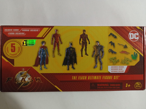 Dc Set De 5 Figuras (supergirl, Flash, Batman) 3.75 Pulgadas