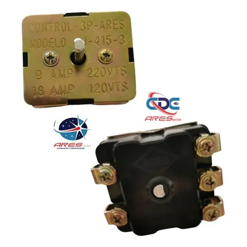 Repuesto X2 Para Estufa Eléctrica Control 3 Calores Antiguo