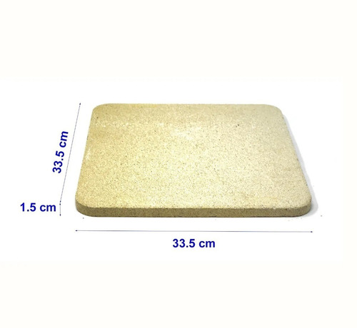 Imagen 7 de 9 de Combo Pizza Piedra Refractaria + Pala De Madera Para Horno
