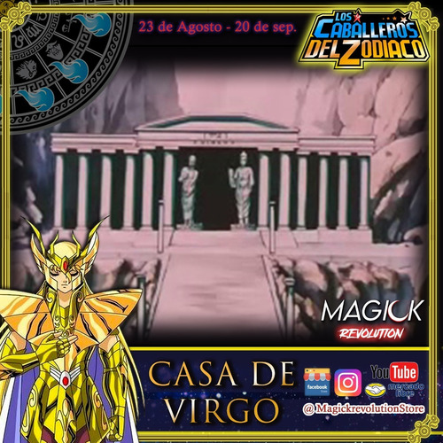 Imagen 3 de 7 de Saint Seiya Casa Templo Shaka De Virgo Caballeros Zodiaco