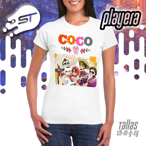Playeras De Dia De Muertos Coco-020