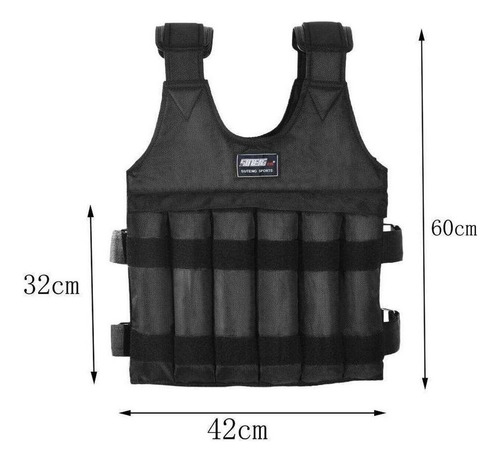 Nuevo Entrenamiento Ajustable Peso 110 Lb Chaleco Ponderado