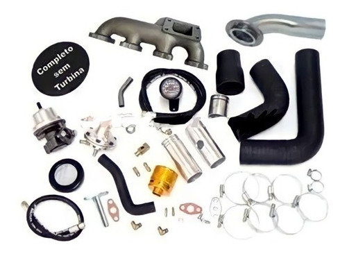 Kit Turbo Gm S10/blazer 2.0/2.2 8v Injeção Efi - Sem Turbina