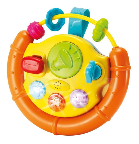 Imagen 1 de 3 de Volante Con Actividades Sonido 0705nl Original Winfun
