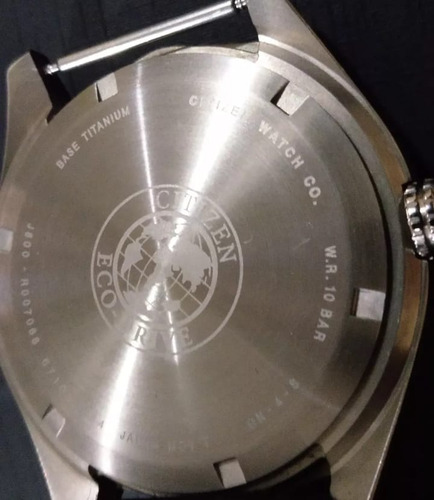 Reloj Citizen Ecodrive Titanium Nissan Meses Sin Intereses Negro Titanium Gris Oscuro (Usado)