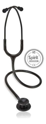 Estetoscópio Spirit Md Pro-lite Adulto Black Edition Cor Preto