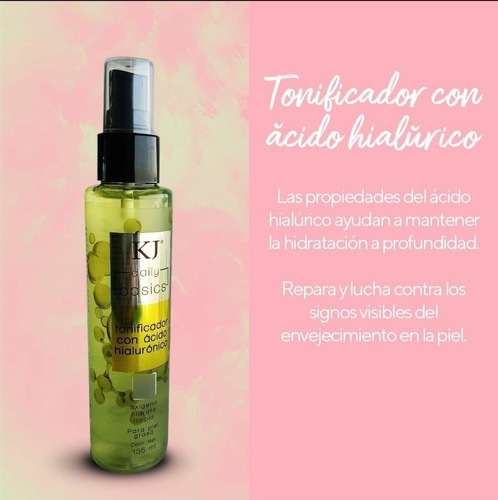 Tonico Para Rostro Con Acido Hialuronico Kj 