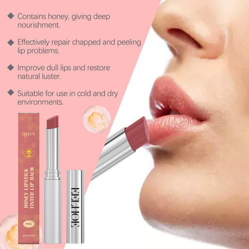 Mp Bálsamo Labial Hidratante De Miel Rosa
