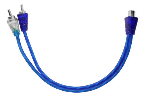 Kit 10 Cabos Rca Y 1f/2m 4mm Injetado Automotivo Force One