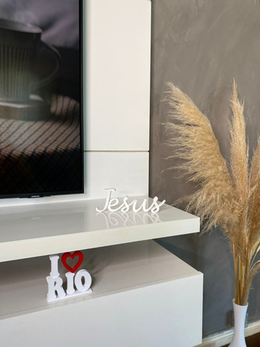 Imagem 5 de 5 de Palavra Decorativa Jesus - Decoração Sala De Estar Jantar