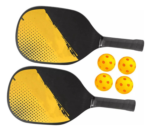 Wa Set De 2 Raquetas, Palas Y Pelotas De Pickleball
