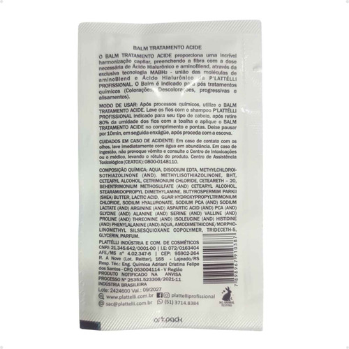 SachĂȘ Acide Plattelli 15g