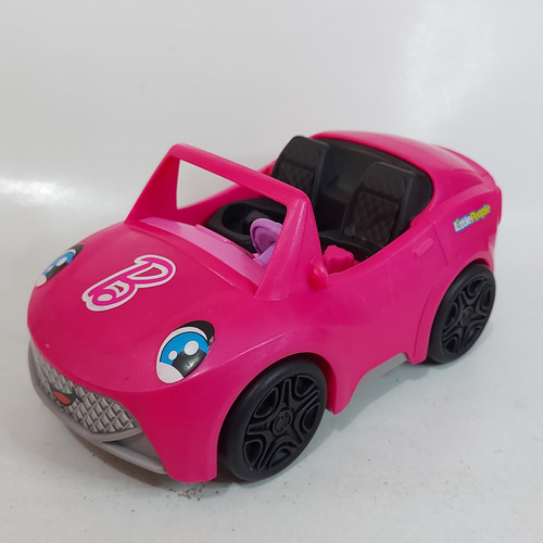 Vehículo Little People Barbie Convertible Sonidos Sin Figura (Usado)