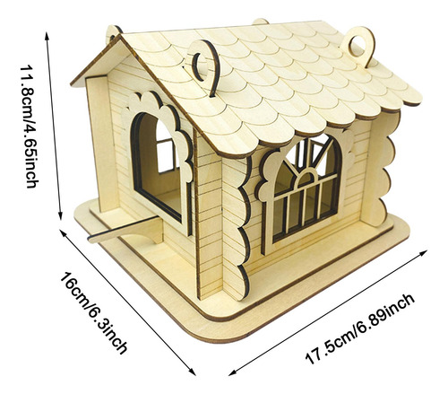 Casa De Pájaros Caja De Pájaros De Madera A Mano