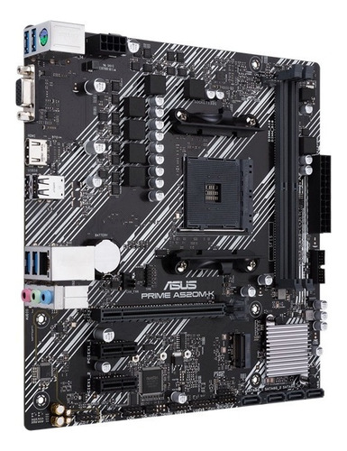 Tarjeta Madre Asus Prime A520m-k Am4 2x Ddr4 1x M.2 Pcie 3.0