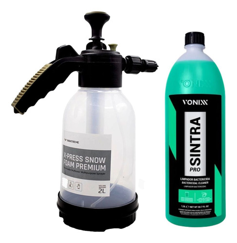 Pulverizador X-press Snow Foam 2l Waxtreme + Sintra Vonixx Cor Preto