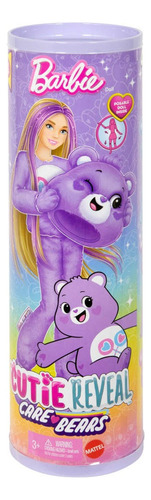 Barbie Cutie Reveal Muñeca Ositos Cariñositos Morado