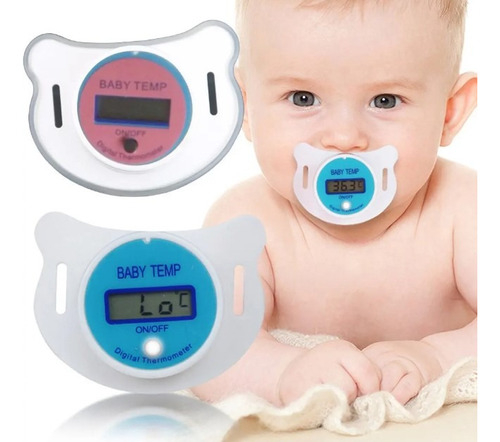 Chupeta Inteligente Com Termômetro Digital Para Bebê Criança