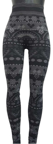  Mayones Termicos Jeroglificos Leggins Yoga Ejercicio Frio