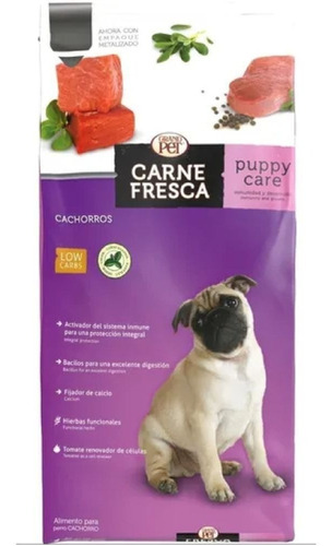 Alimento Para Perro Carne Fresca Puppy Care 4 Kg Cachorros