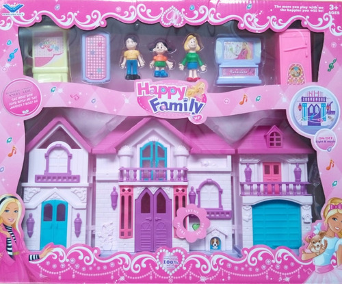 Juego Casita Con Accesorios Happy Family