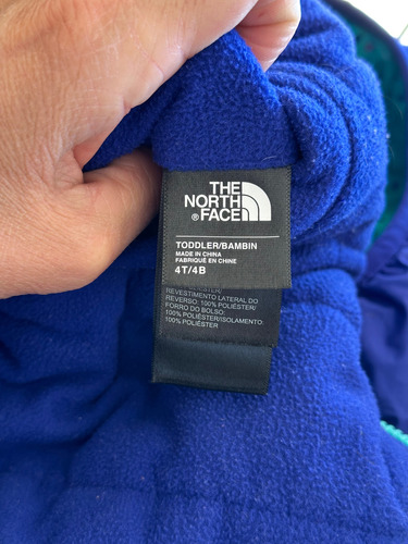 Campera Puffer Reversible The North Face Niña, 4t (Usado)