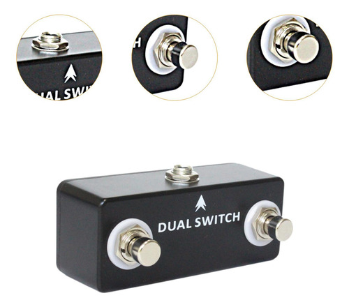 Switch De Doble Pie Pedal Interruptor Conveniente Para Usar