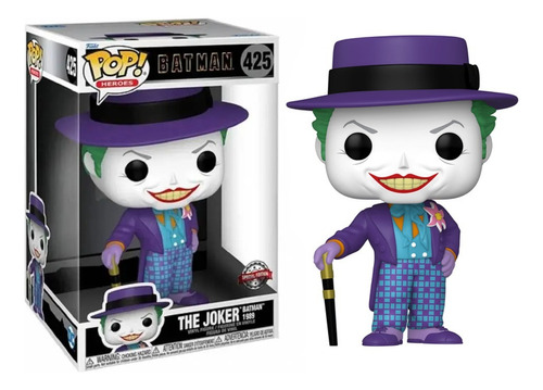 Pop! Funko The Joker Coringa Super Size #425 | Batman 1989