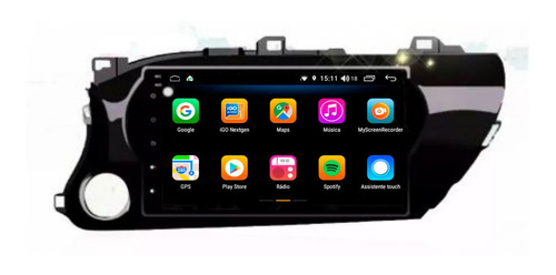 Stereo Multimedia Android Gps Toyota Hilux 2016/2019