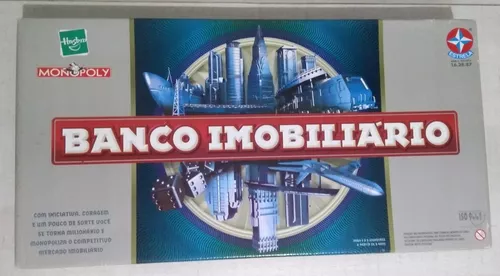 Jogo Banco Imobiliario Tabuleiro Retro 80 anos Estrela 