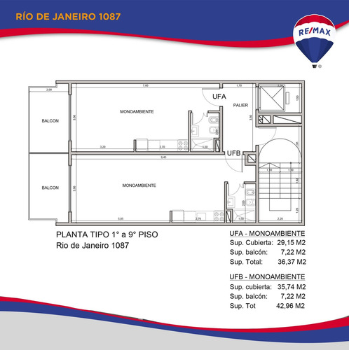 Imagen 4 de 12 de Venta Monoambiente 37 Mts Rio De Janeiro 1000
